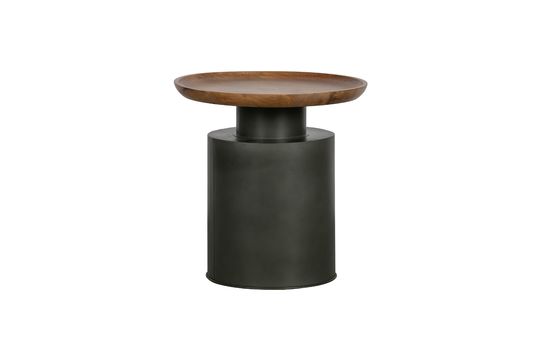 Table basse en bois et métal noir Dua Détouré