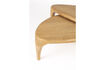 Miniature Table basse en caoutchouc beige Isla 8