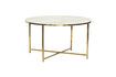 Miniature Table basse en fer laiton Pond 1