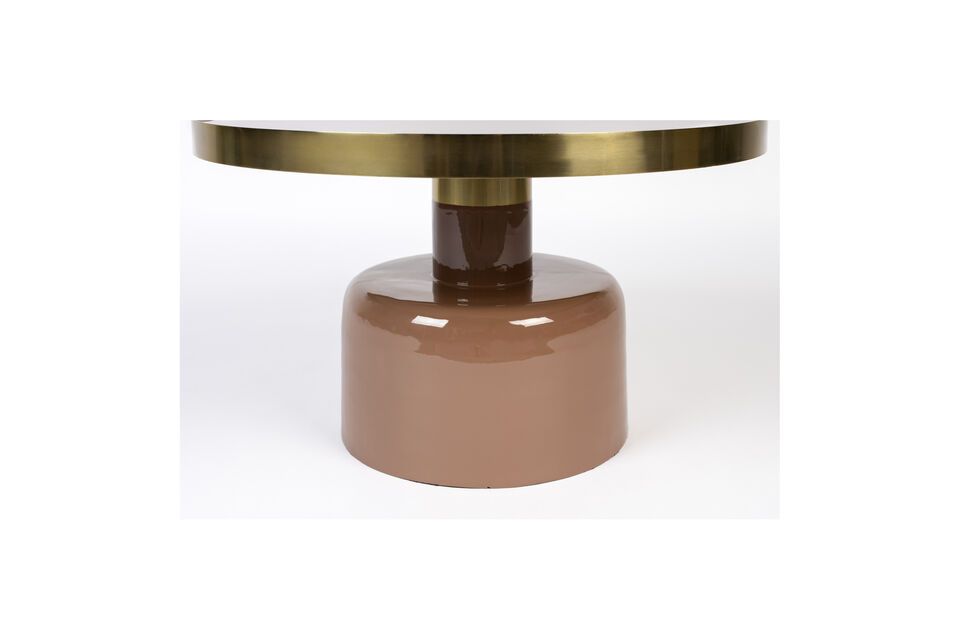 Table basse en fer rose Glam Zuiver