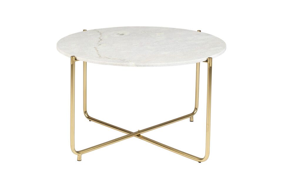 Table basse en marbre blanc Timpa White Label