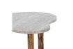 Miniature Table basse en marbre et bois Vigdis 4