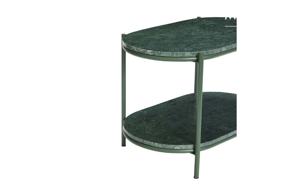 Table basse en métal vert foncé Nusa - 6