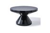 Miniature Table basse en polyester noir Zig Zag 1