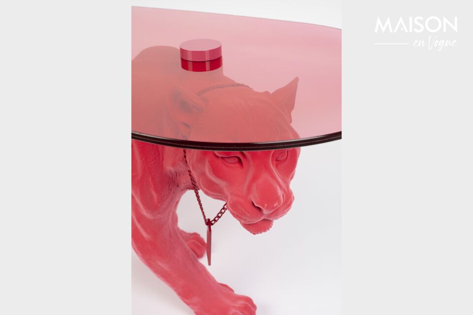 Table basse en résine rose Dope As Hell - 5
