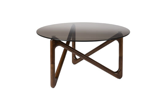 Table basse en verre brun Naia Détouré