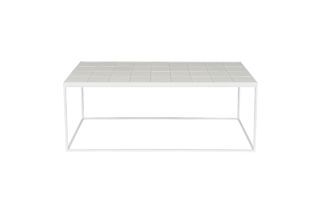 Table Basse Glazed Blanche