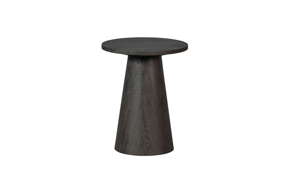 Table basse Ø40 cm MDF marron foncé Maan Woood