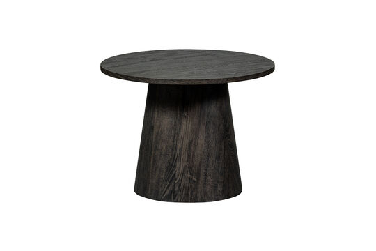 Table basse Ø60 cm MDF marron foncé MAAN Détouré