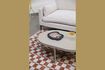 Miniature Table basse ovale en acier beige Centre 3