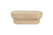 Miniature Table basse ovale en béton beige Noble 8