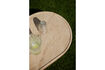 Miniature Table basse ovale en béton beige Noble 4