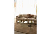 Miniature Table basse ovale en verre transparent Linea 3