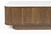 Miniature Table basse rectangulaire en bois de noyer Almira 5