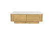 Miniature Table basse rectangulaire en chêne naturel Almira 1