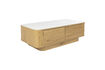 Miniature Table basse rectangulaire en chêne naturel Almira 5