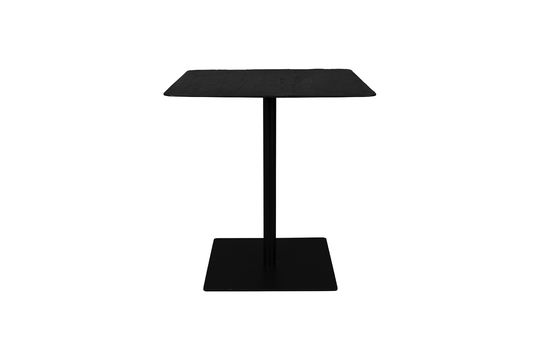 Table Bistro Braza carrée coloris noir Détouré