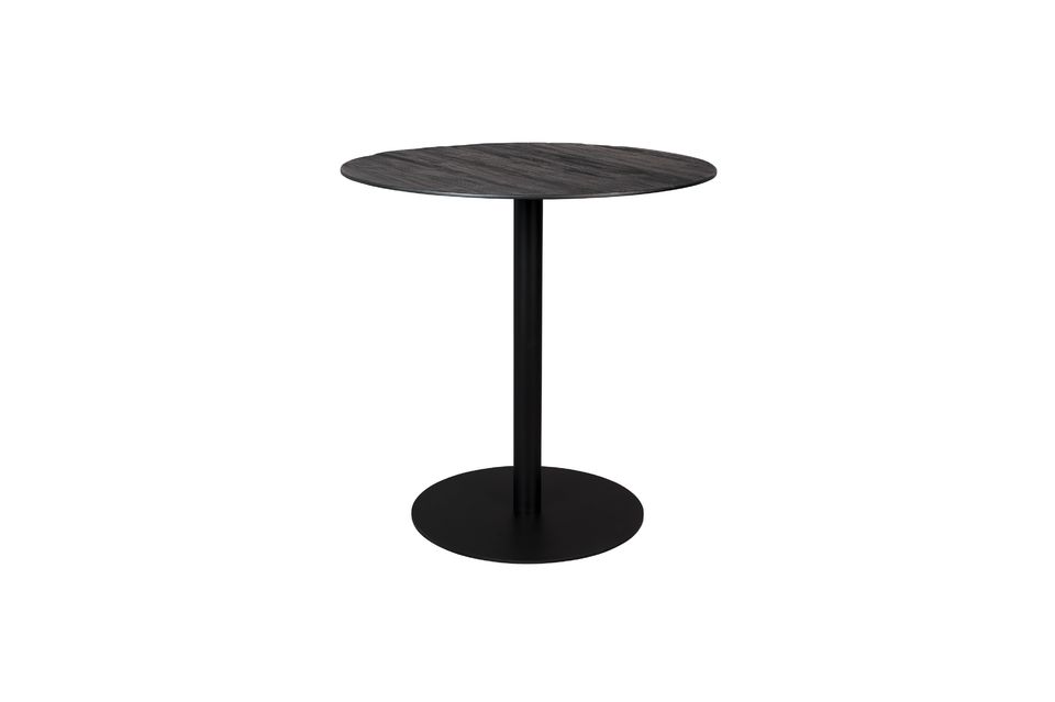 Table Bistro Braza ronde coloris noir - 7