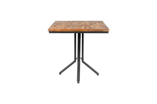 Table Bistro Maze carrée finition naturelle