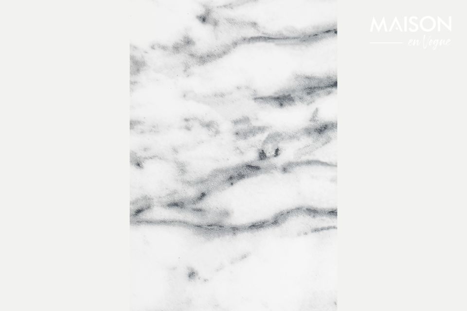 Table Bistro Snow marbre - 2