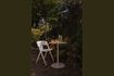 Miniature Table bistrot en acier beige Snow 2