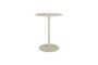 Miniature Table bistrot en acier beige Snow Détouré