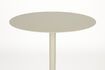 Miniature Table bistrot en acier beige Snow 4