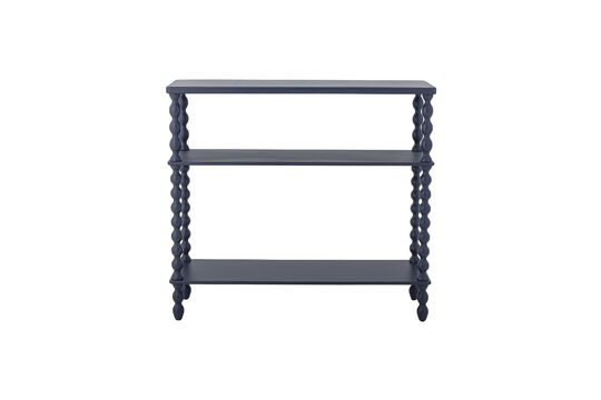 Table console 90x81 cm en MDF bleu Salino Détouré