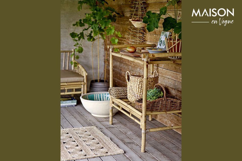 Une table console design de la marque danoise Bloomingville