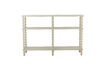 Miniature Table console L120xH80xW30 cm en bois de sapin blanc Salino 1