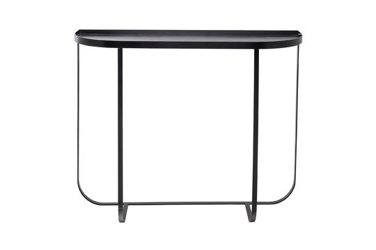 Table console noire en métal Harper