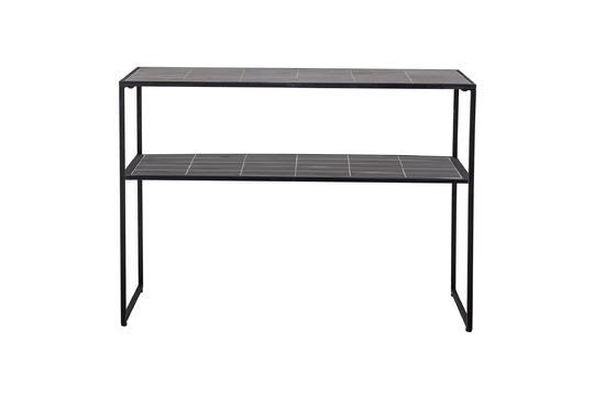 Table Console noire en pierre June