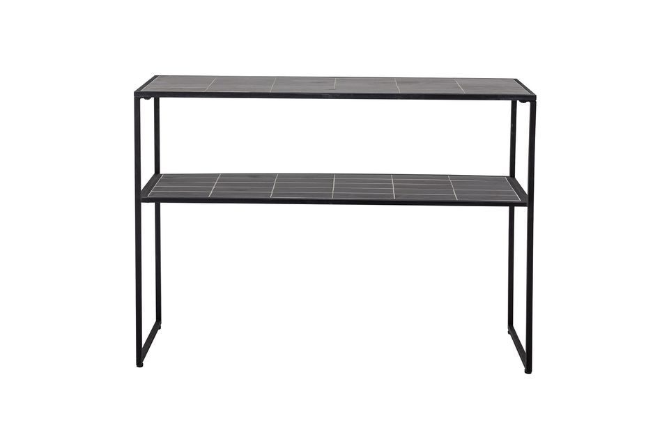 Table Console noire en pierre June Bloomingville