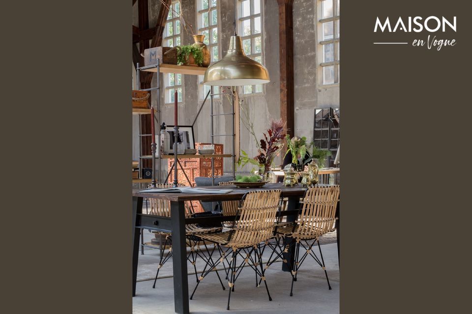 Table Crude en bois Dutch Bone