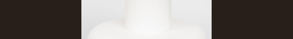 Mise en avant matière Table d appoint Glam White