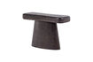 Miniature Table d'appoint 120 cm bois de manguier brun foncé AMCO 1