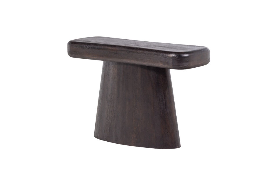 Table d'appoint 120 cm bois de manguier brun foncé AMCO Woood