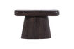 Miniature Table d'appoint 120 cm bois de manguier brun foncé AMCO 4