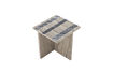 Miniature Table d'appoint 36x40 cm en marbre marron Clea 4
