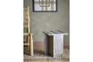 Miniature Table d'appoint 36x40 cm en marbre marron Clea 2