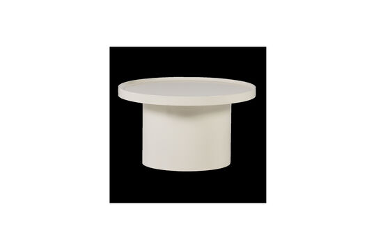 Table d'appoint 40x70 cm MDF brillant sable Veluna Détouré