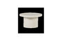 Miniature Table d'appoint 40x70 cm MDF brillant sable Veluna Détouré