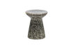 Miniature Table d'appoint 43x35 cm Céramique Gris foncé Fleck 1