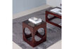 Miniature Table d'appoint 45 cm bois d'acacia brun Trax 2