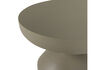 Miniature Table d'appoint 45x45 cm métal marron Bova 5