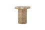Miniature Table d'appoint 46 cm MDF Nature Elmer Détouré