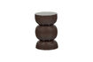 Miniature Table d'appoint 46x30x30 cm Métal Marron foncé BRENO 1
