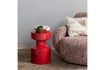 Miniature Table d'appoint 47x30x30 métal rouge Ferry 2