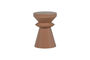 Miniature Table d'appoint 47x30x30 métal vieux rose FEDDE Détouré