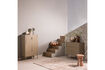 Miniature Table d'appoint 47x30x30 métal vieux rose FEDDE 2